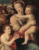 unknow artist The Madonna and child with the infant saint john the baptist Sweden oil painting art